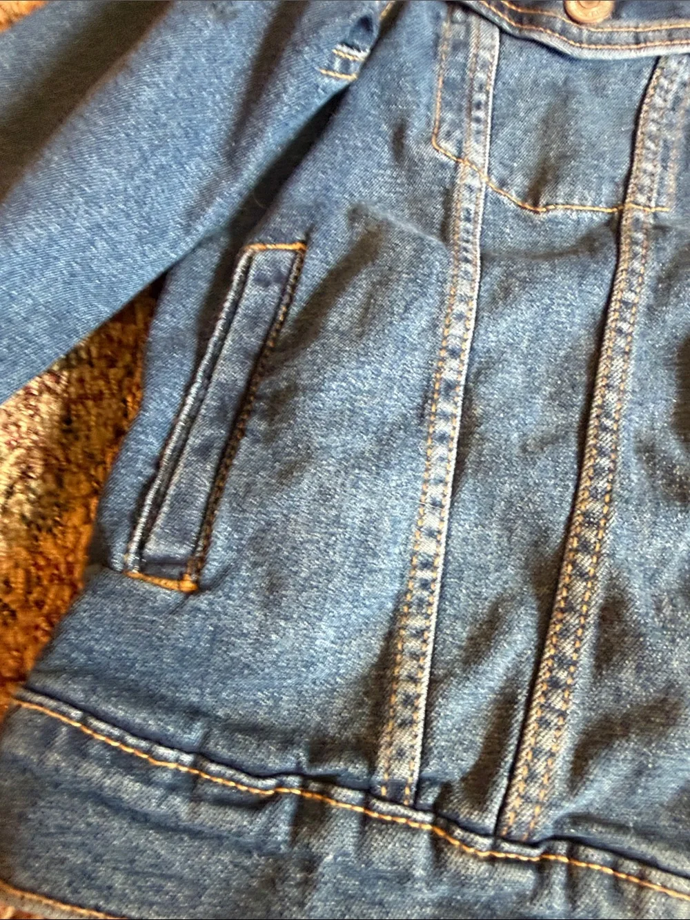 Old Navy Medium Blue Denim Jacket for Kids